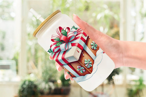 Glass Can Wrap Gift Box Sublimation artnoy 