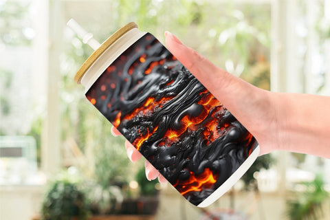 Glass Can Wrap Molten Lava Sublimation artnoy 