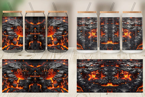 Glass Can Wrap Molten Lava Sublimation artnoy 