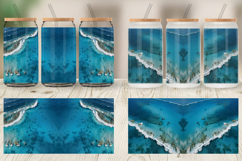 Glass Can Wrap Ocean Surface Sublimation artnoy 