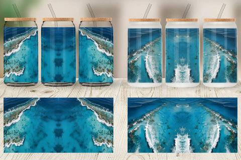 Glass Can Wrap Ocean Surface Sublimation artnoy 