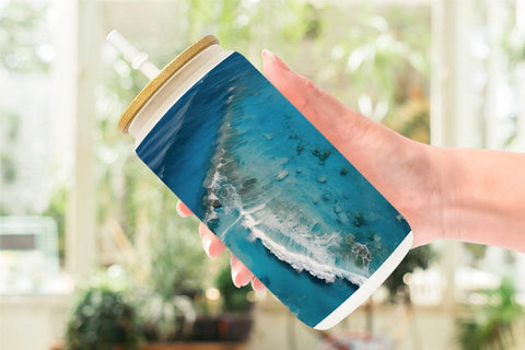 Glass Can Wrap Ocean Surface Sublimation artnoy 
