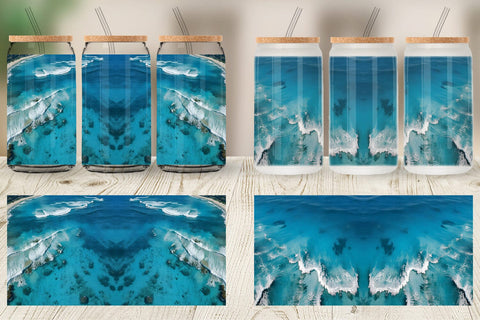 Glass Can Wrap Ocean Surface Sublimation artnoy 