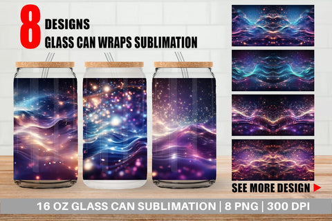 Glass Can Wrap Particles Light Sublimation artnoy 
