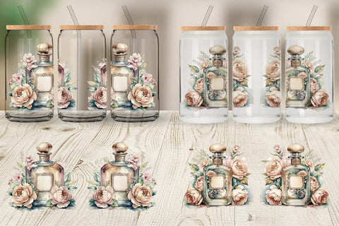 Glass Can Wrap Perfume Bottle Sublimation artnoy 