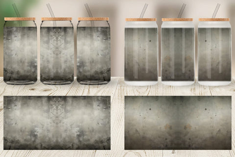 Glass Can Wrap Rough Dirty Grunge Texture Sublimation artnoy 