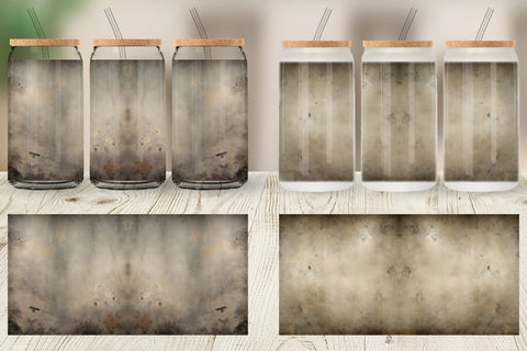 Glass Can Wrap Rough Dirty Grunge Texture Sublimation artnoy 