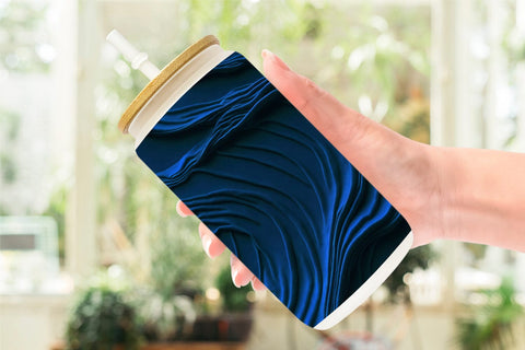 Glass Can Wrap Whipped Texture Sublimation artnoy 