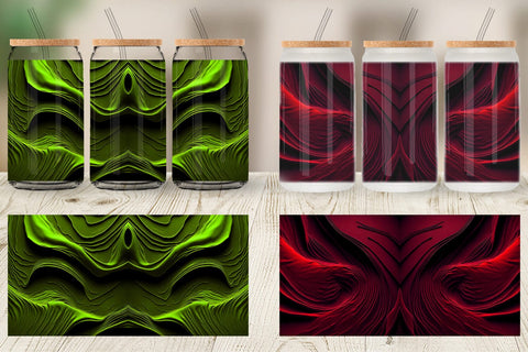 Glass Can Wrap Whipped Texture Sublimation artnoy 