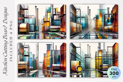 Glass Cutting Board PNG Design Sublimation Regulrcrative 