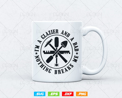 Glazier Humor Dad Glazing Svg Png, Fathers Day Svg, Window Fitter, Glazer, Glass Worker, Svg Files for Cricut Silhouette, Instant Download SVG DesignDestine 