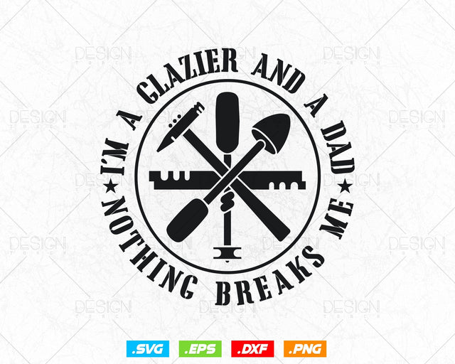 Glazier Humor Dad Glazing Svg Png, Fathers Day Svg, Window Fitter, Glazer, Glass Worker, Svg Files for Cricut Silhouette, Instant Download SVG DesignDestine 