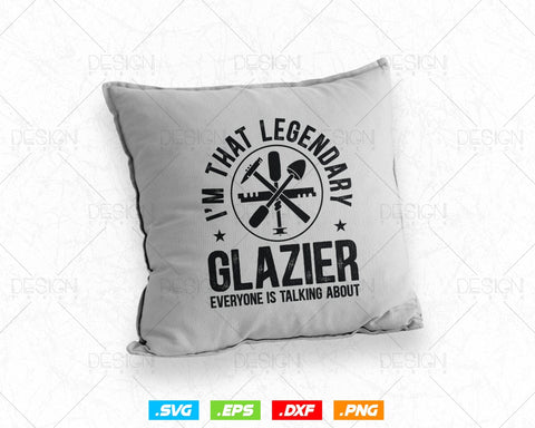 Glazier Job Title Employee Funny Worker Profession Svg Png, Fathers Day Svg, Glazer, Glass Worker, Svg Files for Cricut, Instant Download SVG DesignDestine 