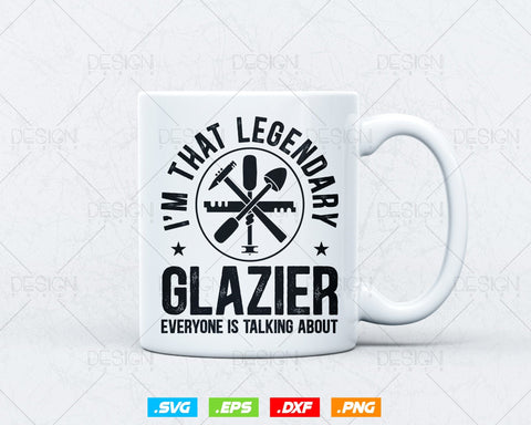 Glazier Job Title Employee Funny Worker Profession Svg Png, Fathers Day Svg, Glazer, Glass Worker, Svg Files for Cricut, Instant Download SVG DesignDestine 