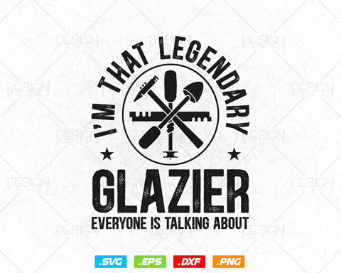 Glazier Job Title Employee Funny Worker Profession Svg Png, Fathers Day Svg, Glazer, Glass Worker, Svg Files for Cricut, Instant Download SVG DesignDestine 