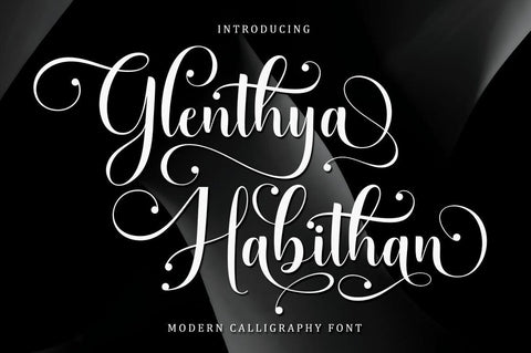 Glenthya Habithan Font BungStudio 