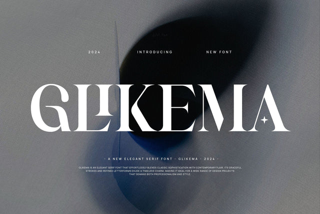Glikema - Modern Elegant Serif Font studioalmeera 