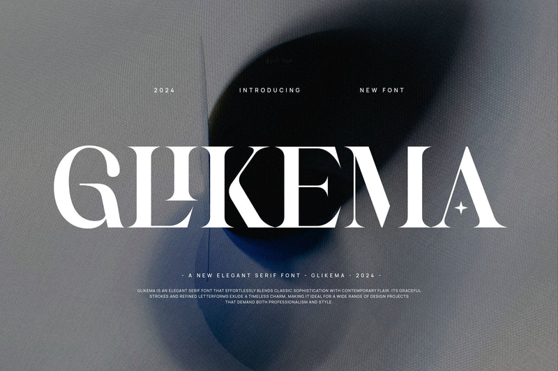 Glikema - Modern Elegant Serif Font studioalmeera 