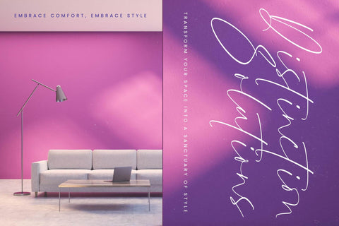 Glistening Silent - Modern Stylish Script Font Letterena Studios 