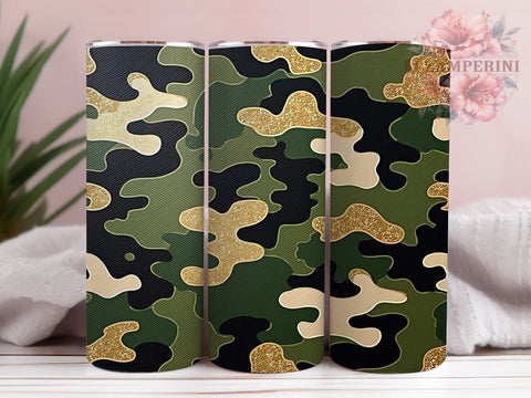 Glitter Camo Military Style Tumbler Wrap, 20oz Sublimation Wrap, Camouflage Tumbler, Military Style Tumbler, Hunting Tumbler, Glitter Camo Sublimation Sublimation Li Zamperini 