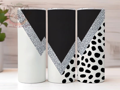 Glitter Cow Print Tumbler, Western Tumbler Design, Rustic 20oz Wrap, Sublimation Design, Stylish Gift Idea, Sparkle Cow Wrap, Fun Western Tumbler Sublimation Lara' s Designs 
