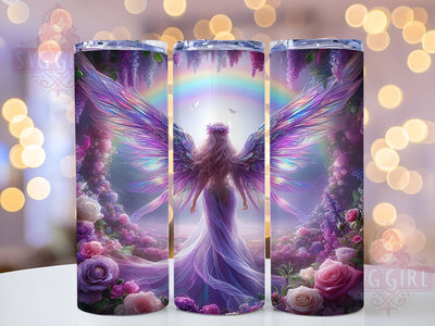Glitter Fantasy Angel Tumbler, Fantasy Angel Tumbler, 20oz Tumbler Wrap, Sublimation Design, Celestial Gift Idea, Sparkly Angel Wrap, Magical Fantasy Tumbler Sublimation SvggirlplusArt 