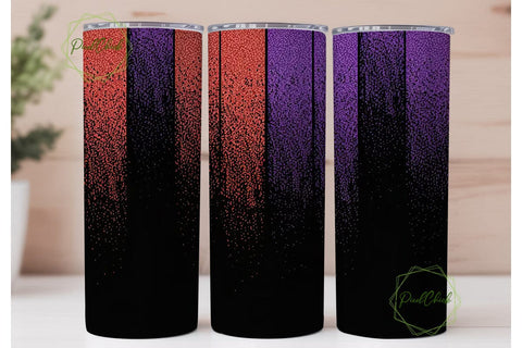 Glitter Gradient Ombre 20oz Tumbler Sublimation PixelChick 