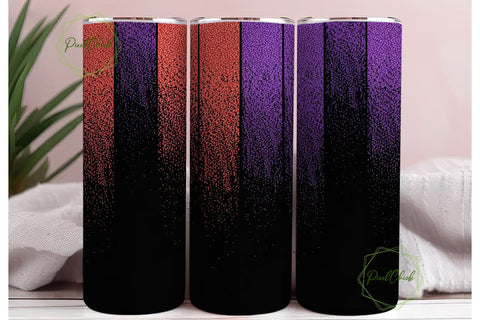 Glitter Gradient Ombre 20oz Tumbler Sublimation PixelChick 
