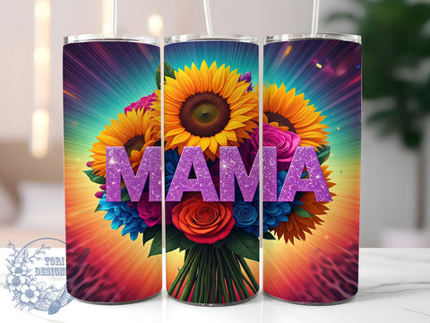 Glitter Leopard Mama 20oz Tumbler, Mama Tumbler Wrap, Glitter Tumbler Design, 20oz Tumbler Sublimation, Mom Life Tumbler, Animal Print Tumbler, Girly Tumbler Design Sublimation ToriDesigns 
