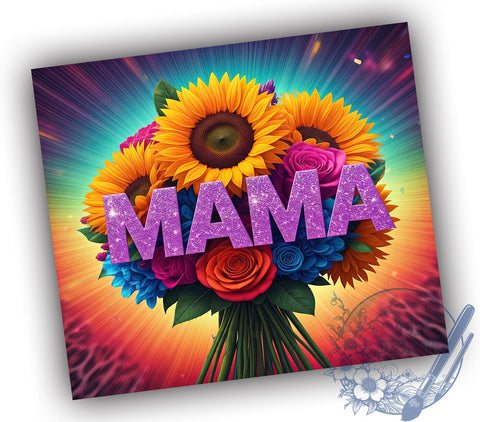 Glitter Leopard Mama 20oz Tumbler, Mama Tumbler Wrap, Glitter Tumbler Design, 20oz Tumbler Sublimation, Mom Life Tumbler, Animal Print Tumbler, Girly Tumbler Design Sublimation ToriDesigns 