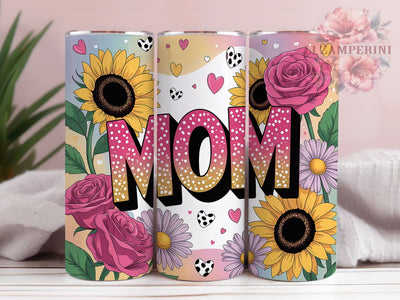 Glitter Leopard Mom Tumbler, Mom Life Tumbler, Seamless 20oz Wrap, Sublimation Design, Stylish Gift Idea, Mother's Day Wrap, Leopard Print Mom Tumbler Sublimation Li Zamperini 