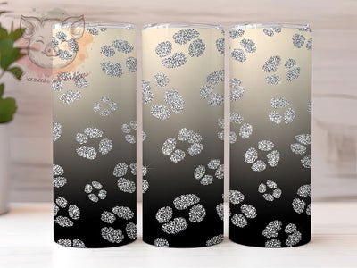 Glitter Leopard Print Tumbler, Sparkle Leopard, Animal Print, Glam Tumbler, Bold Pattern, 20oz Tumbler, Sublimation Design Sublimation Lara' s Designs 