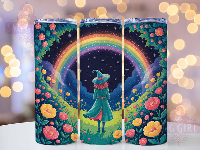 Glitter Leprechaun Rainbow Tumbler, Lucky Rainbow Tumbler, Stylish 20oz Wrap, Sublimation Design, Trendy Gift Idea, Irish Leprechaun Wrap, St. Patrick’s Rainbow Tumbler Sublimation SvggirlplusArt 