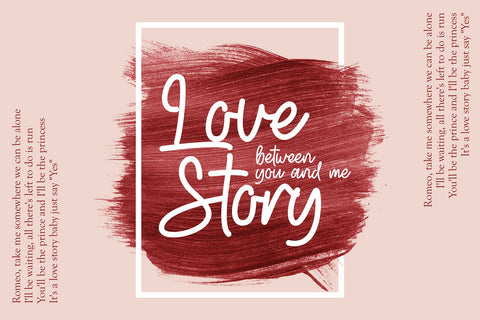 Glitter Lovers - Lovely Handwritting Font Font Mozzatype 