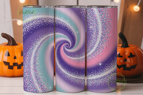 Glitter Marble 20oz Tumbler Wrap Sublimation PixelChick 