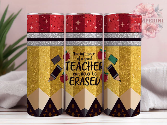 Glitter Pencil Teacher Tumbler Wrap, Glitter Teacher Tumbler, Inspirational Teacher Tumbler, 20oz Sublimation Tumbler, Teacher Appreciation Tumbler, Back To School Tumbler Sublimation Li Zamperini 
