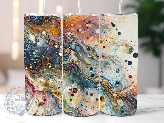 Glitter Pink Agate Seamless Tumbler, agate drinkware, fashion tumbler, luxury tumbler, gemstone tumbler, mineral tumbler, geology tumbler, crystal tumbler Sublimation ToriDesigns 