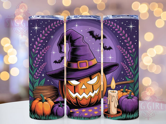 Glitter Pumpkin Autumn Halloween Tumbler, Glitter Fall Wrap, 20Oz Sublimation Design, Sparkly Pumpkin Cup, Autumn Halloween Drinkware, Glittery Fall Tumbler, Pumpkin Season Mug Design Sublimation SvggirlplusArt 