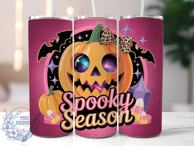 Glitter Sparkly Pumpkin Halloween Tumbler, Sparkly Halloween Cup Wrap, 20Oz Sublimation, Autumn Pumpkin Drinkware, Spooky Season Glitter Mug, Festive Jack‑O‑Lantern Wrap, Halloween Party Cup Print Sublimation ToriDesigns 