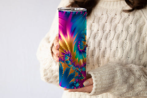Glitter Tie Dye Tumbler Wrap , Abstract Gold Swirl Tumbler Design, 20oz Sublimation Wrap, Vibrant Digital Tumbler PNG Sublimation oyonnidesign 