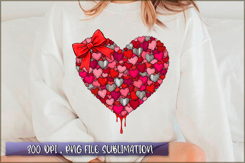 Glitter Valentine Heart Sublimation Sublimation Shetara Begum 