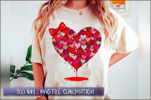 Glitter Valentine Heart Sublimation Sublimation Shetara Begum 