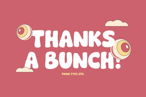 Gloomie Saturday - Bubbly Handwritten Font Font Timur type 
