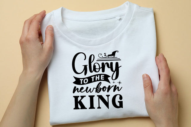 Glory to the newborn king SVG Angelina750 