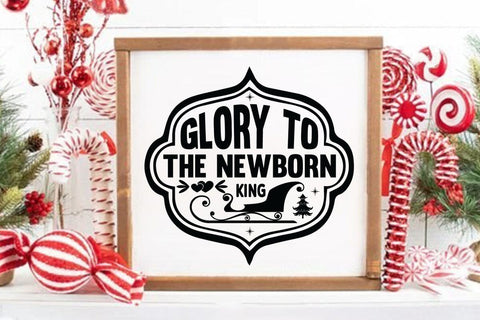Glory to the newborn king SVG Angelina750 