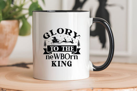 Glory to the newborn king SVG Angelina750 