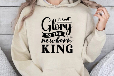 Glory to the newborn king SVG Angelina750 
