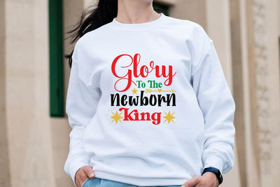 Glory to the newborn king SVG Angelina750 
