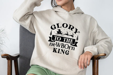 Glory to the newborn king SVG Angelina750 