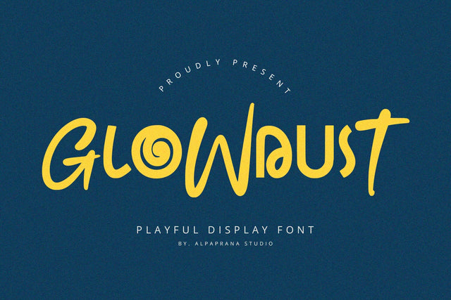 Glowdust - Display Sans Font Alpaprana Studio 